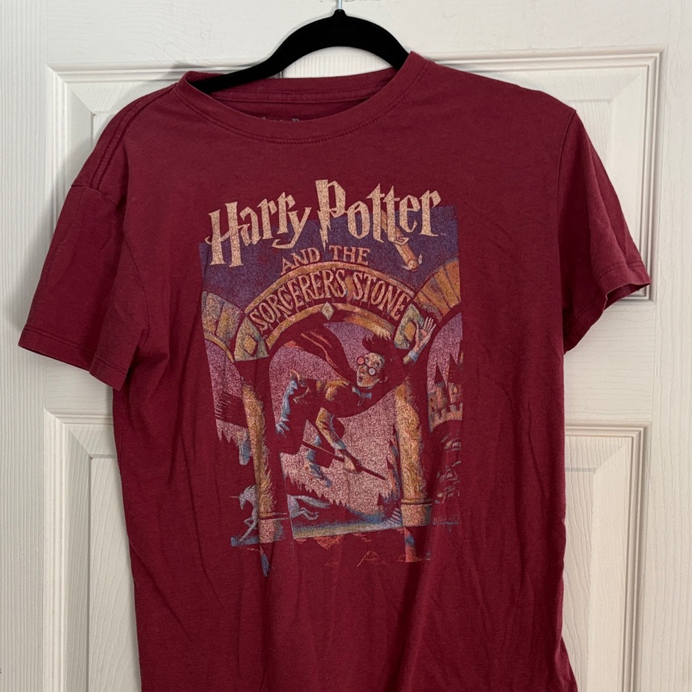 Harry Potter Maroon Graphic Short Sleeve Tee